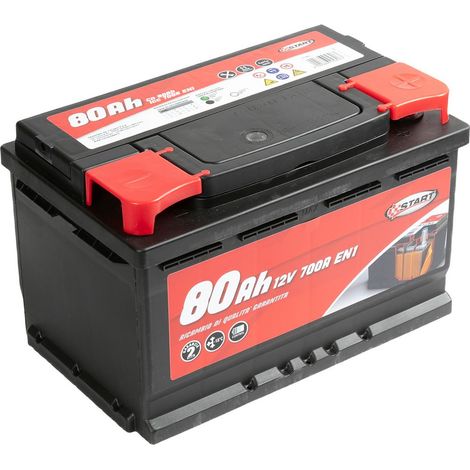 Batteria Auto 80AH 12V640A polo positivo destro cassetta L3