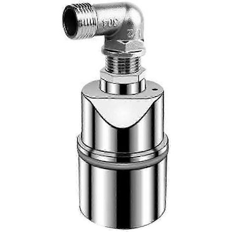 Vanne à flotteur à contrôle automatique du niveau d'eau en acier inoxydable 1/2 pouce pour réservoir et piscine (1/5)
