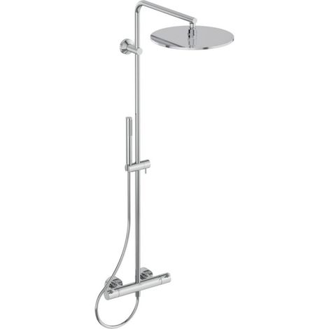 Columna de ducha termostática IDEAL STANDARD Ceratherm T125 cromo + microfibra