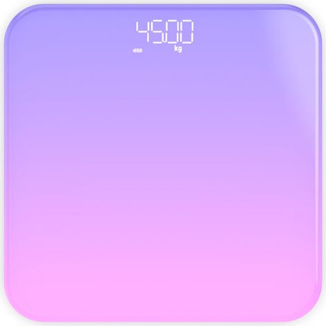 (Balance impédancemètre intelligente rechargeable à dégradé violet pour la perte de poids) (1/5)