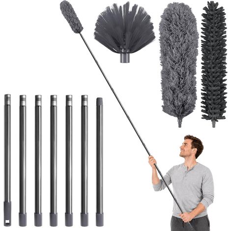 Telescopic Wolf Head Duster 3.1 m with Adjustable Extension (1/5)