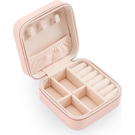 Portagioie Organizzatore Gioielli Da Viaggio Portatile Piccolo Collane Anelli (1/5)