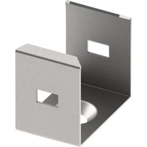 SUPPORT DE MONTAGE POUR PROFILÉ POUR RUBAN LED SLIMLINE 15 MM - ACIER À RESSORT - ARGENT VELLEMAN MC-SL15-STEEL (1/2)