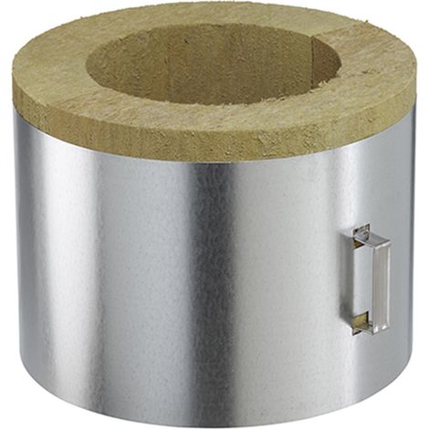 Poujoulat – Coquille isolante Therminox pour conduit de fumée – Ø 150 mm – Haut. 350 mm – Conforme label BBC et RT
