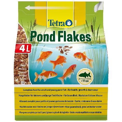 TETRA POND FLAKES, Alimento en Escamas para Peces de Estanque, 4