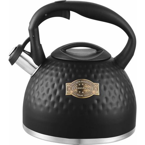 Hervidor de acero inoxidable con silbato, 3 litros, Klausberg KB-7643 (1/5)