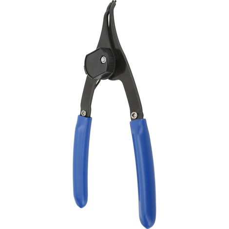 Pince à circlips de 8 pouces, pince réglable pour retirer les anneaux de retenue des circlips intérieurs et extérieurs, outils de réparation automobile, 45°. (1/5)
