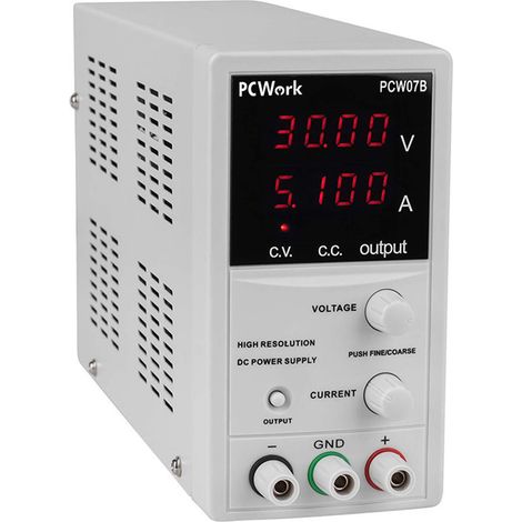 Digitales Labor-Netzgerät 0-50vdc 0-3amp Pcwork Pcw07b (1/2)