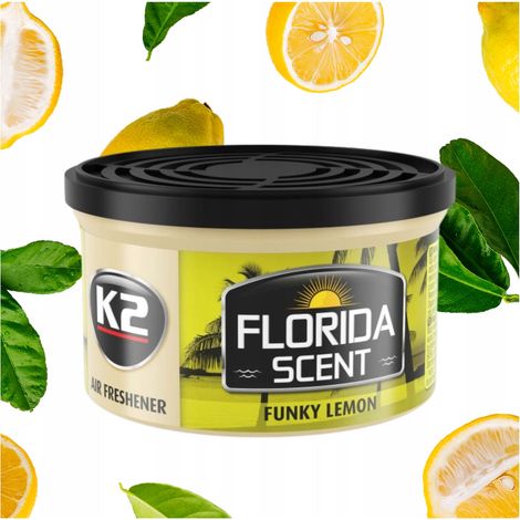 Ambientador para coche K2 Florida con aroma a limón divertido (1/5)