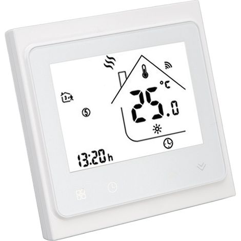 Thermostat intelligent Zigbee pour application mobile, commande vocale, chauffage d'eau à distance, 95-240 V CA, blanc (1/5)