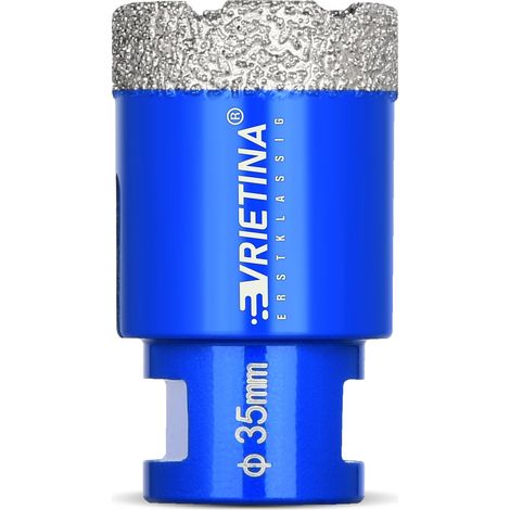 Foret diamanté pour carrelage M14 - 35 mm - Foret diamanté pour verre et carrelage humide / sec - Couronne de forage pour meuleuse d'angle - Scie cloche diamant - Pour carrelage, marbre, granit, (1/5)
