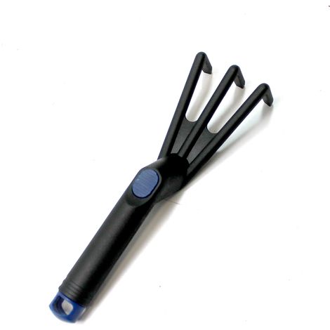 Pack x 2 unidades Rastrillo de Jardín de 3 Dientes Resina 28cm Soporte Colgar GH91 - Mejora Tu Trabajo