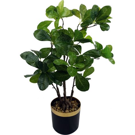 60cm Artificial Tropical Bonsai Ficus Tree (1/3)