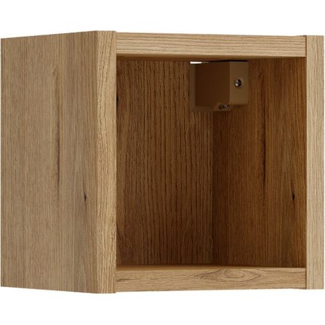 Cubo di arredamento bagno VANO 20 cm quercia sospeso con nicchia