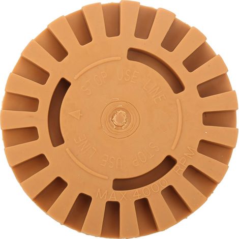 Lot de 2 Roues à Effacer en Caoutchouc 100mm pour Retirer Autocollants Voiture, Décalcomanies, Polissage Rapide (1/5)