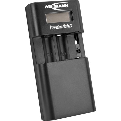 ANSMANN Akku Ladegerät für Li-ion, Li-Po Packs und NiMH AA / AAA