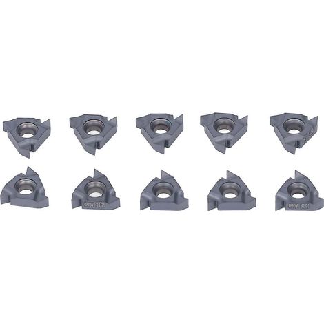 10-teiliges Set Hartmetall-Dreheinsätze, exzellente Verarbeitung, hohe Härte, stabile Fräseinsätze für CNC-Maschinen