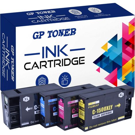 4 Tinten für Canon C1500XL CMYK GP (1/5)