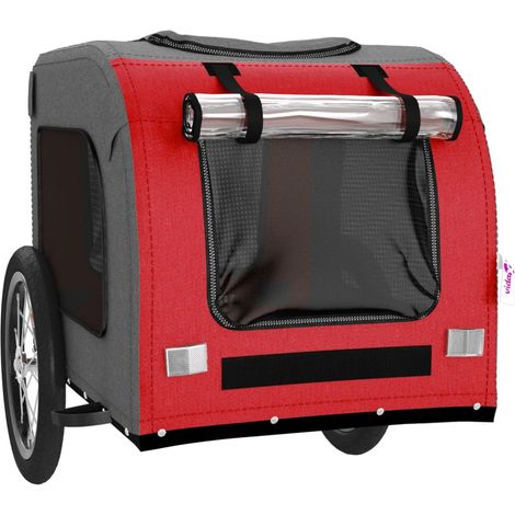 Rimorchio/carrello per animali domestici rosso 020044354
