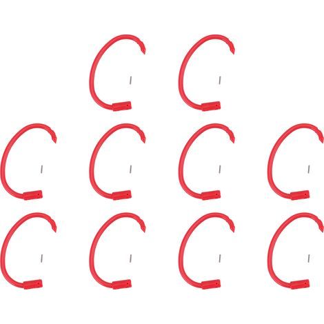 Plastic cow nose rings, 10 pieces, large traction rings for cattle breeding (1/5)