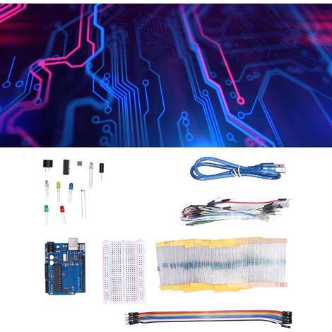 Grundlegendes Starterkit für UNO-Projekte mit Anleitungen, kompatibel mit UNO R3 und der Arduino IDE (1/5)