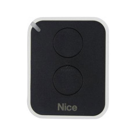 Télécommande émetteur mural 433.92 MHz – 2 canaux – Programmation facile – Compatible avec motorisations NICE (1/5)