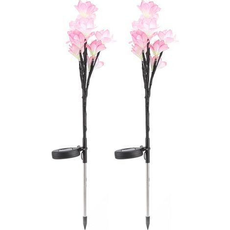 Luces solares exteriores para jardín, impermeables, ideales para césped, patio, entrada de vehículos, jardín, granja y decoración de bodas. Luz cálida de 3000 K. (1/5)