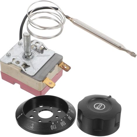 Termostato para horno y freidora de aire, sonda de sensor de temperatura, compatible con controladores digitales. (1/5)