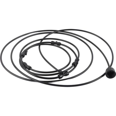 [Manchon de Pulvérisation] Système de Misting pour Ventilateur Outdoor Noir avec Nozzles en Cuivre 4 Pièces et Manchon 24" (1/5)