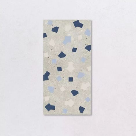 Carrelage Effet Terrazzo AMA 60x120 cm Grigio Ricetta (1/2)