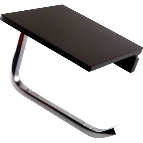 Fix Mi Porte rouleau toilette à clipser inox/noir COSMOPOLITAN MAT INTER (1/4)