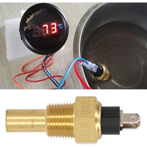 VDO-Gewindewassertemperatursensor für 6-24-V-Dieselgeneratoren, NPT3/8-Öl- und Wassertemperatursensor, Kurzschlussschutz (1/5)
