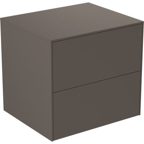 IDEAL STANDARD T4321Y2 meuble sous-lavabo Conca, 2 tiroirs, (1/2)