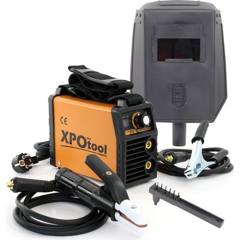 XPOtool Soldadora inverter MMA 20-120A IGBT electrodos soldadura soldador de arco con accesorios (1/5)