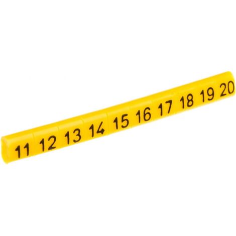 Marcatore per cavi OZ-0/11-20 giallo E04ZP-01020101200 /100 pz./