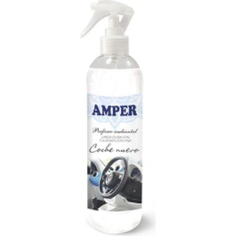 FPLUS ambientador am-per 0.5 lts coche nuevo , Ambientador especialmente pensado para perfumar el interior del vehículo. Su aroma a flores frescas es ideal para quitar eliminar los