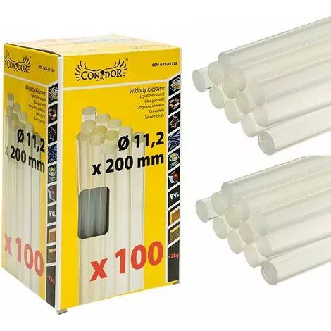 WKŁAD KLEJOWY 11,2x200mm/1kg PRZEZROCZYSTY