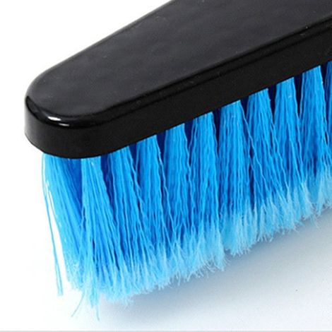 Brosse de lavage de voiture à long manche avec vaporisateur de savon pour moto et cuisine (1/4)