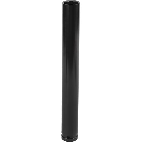 Mandrin hexagonal noir 200mm en acier carbone traité phosphate, prolongateur pour perceuse électrique, douille 21mm (1/5)