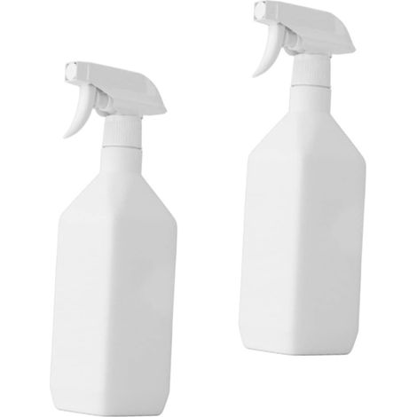 Pe Blanc Flacon Pulvérisateur Spray Fin, Lot de 2, 500ml (1/5)