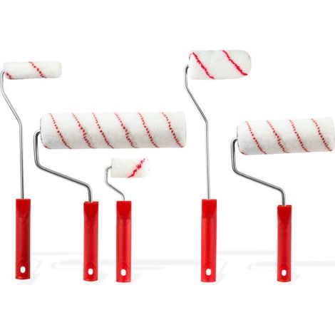 Rouleaux à peinture - 5 rouleaux + 5 supports