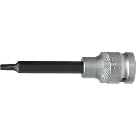 SW-Stahl 05347SB Schraubendrehereinsatz, 1/2 I T-Profil I T55 x 100mm I Schraubendreher-Einsatz für TorxI Sechskant Einsatz