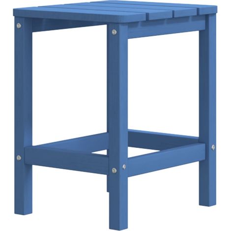 Maison Exclusive - Adirondack-Gartentisch Meeresblau 38x38x46 cm