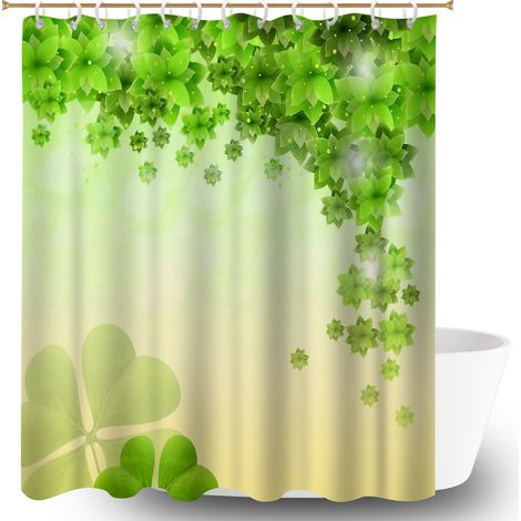 Rideau de bain 180x180 fluide bâche polyester douche pour dans une salle de bain design (1/5)