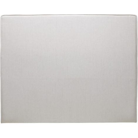 Tête de lit Merinos MELTY 2 tissé Sable Blanc 170 x 120 x 8 cm fixations murales (1/3)