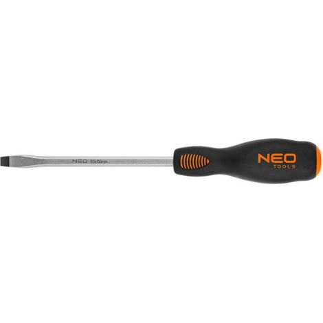 Tournevis Poinçon - 8 0 x 150 mm - Acier S2 - Pointe Magnétique - Tête Plate - 1 Pièce (1/5)