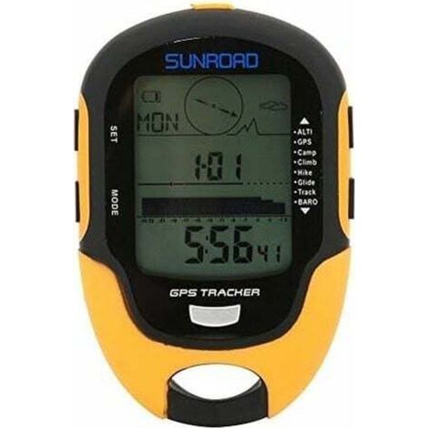 Altimètre GPS Multifonctionnel FR510 Altimètre de Navigation GPS Extérieur Compas Instrument de Mesure de l'Humidité de la Température (1/4)