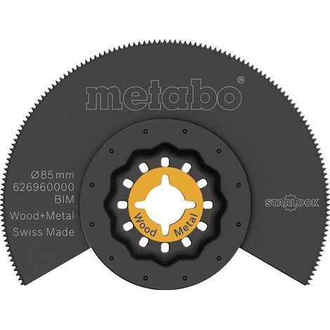 Metabo Segmentsägeblatt hoja de sierra 85 mm Bi-Metal