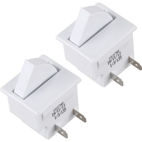 2x Kühlschranktürlampenschalter, Ersatzteil für Kühlschrank und Küche, 5A 125V (1/5)