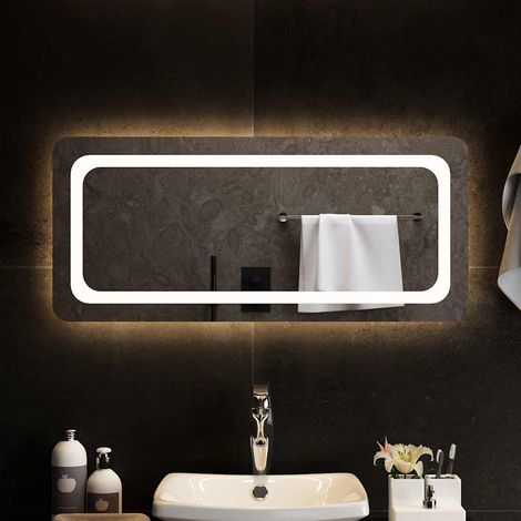 Miroir de salle de bain LED 90x40 cm